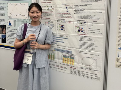 Yuxiao Zhang is presenting her paper in CLEO-PR 2024, Incheon, South Korea, on Aug. 7, 2024.